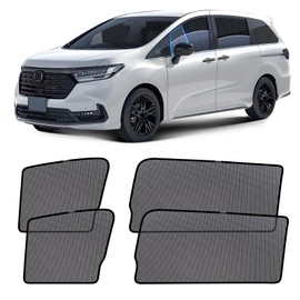 ZATOOTO Car Window Shades for Honda Odyssey 2022-2025, Car Side Window Sun Shade Breathable Mesh Sun Blocker for Baby, Protection from 99% UV Rays and Glare for Camp Nap Relax(Excluding Hybrids)