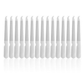 Pack of 15 Nail File, Metal Nail File, Stainless Steel Nail Trimming Blade, Nail File, Double Sided Nail Polishing Tool, Nail Repair, Metal Nail File