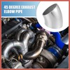 ACROPIX 45 Degree Steel Exhaust Elbow Pipe Bend Tube Durable
