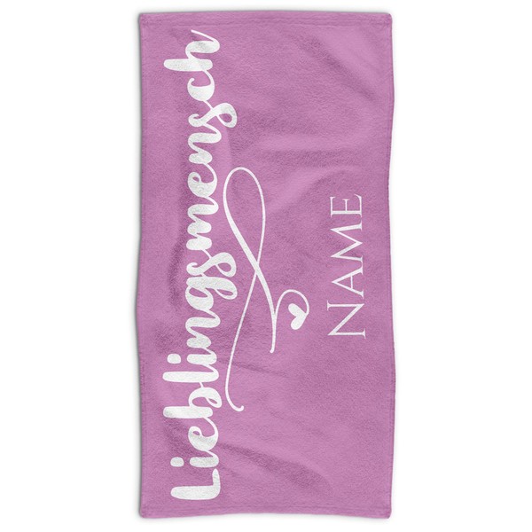 PR Print Royal Hand Towel Personalised with Desired Name -