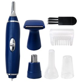 Bryzantine Electric Nose & Ear Hair Trimmer for Men - 3-in-1 Grooming Kit, Precision Stainless Steel Blades, Portable & Pain-Free