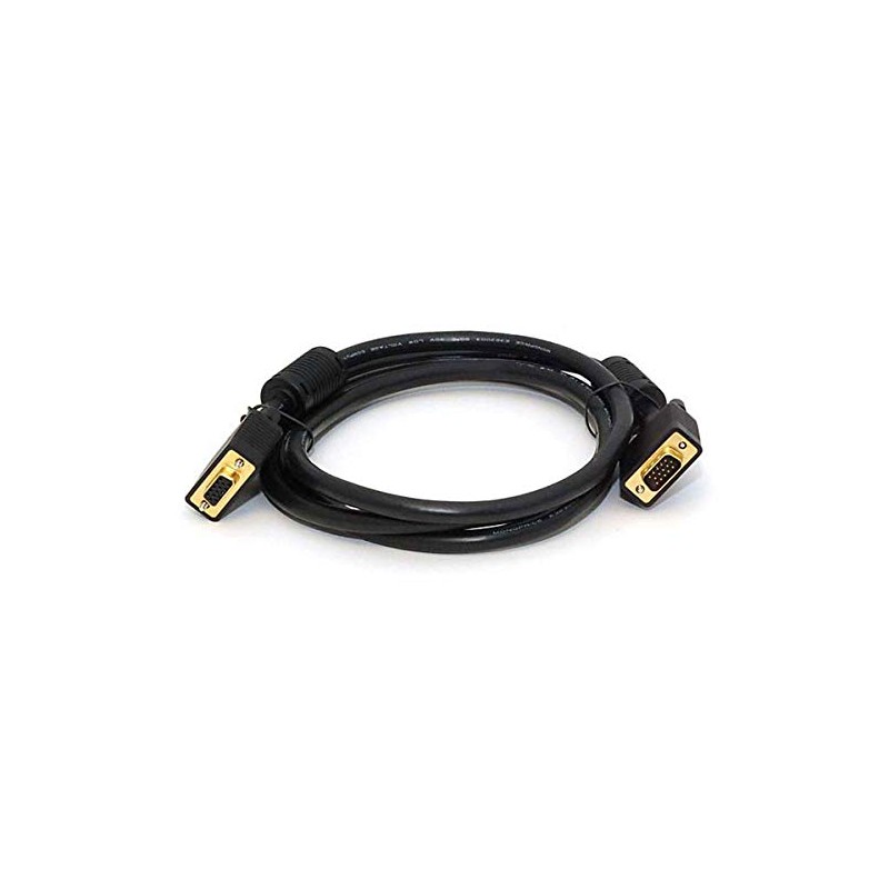 Monoprice 6ft SVGA Super VGA M/F Monitor Cable w/ ferrites