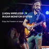 LEKATO MS-1 2.4G Stereo Wireless IEM System with Transmitter Beltpack