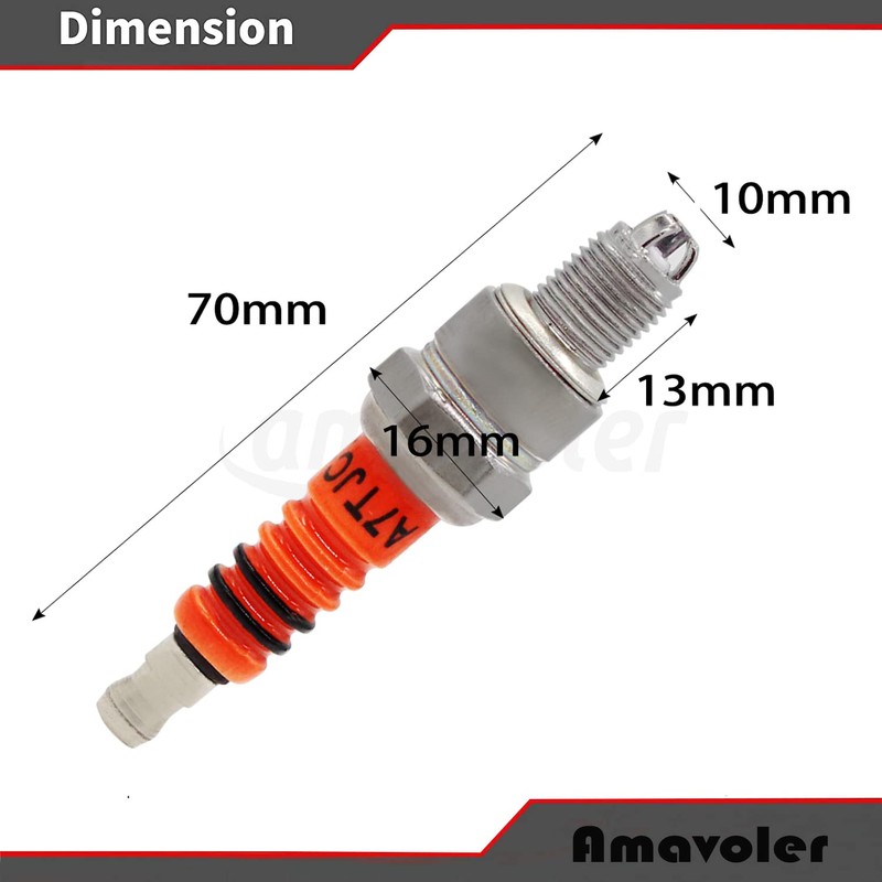 Amavoler A7TJC Spark Plug Fit for Etc . LZ0303132 (2