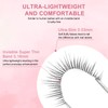 Dorisue Fluttery natural eyelashes Round shape medium volume 3 pairs
