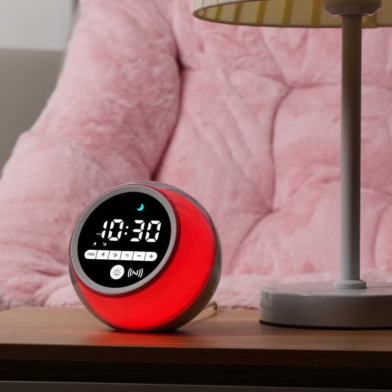 BUTTING Ok to Wake Clock, Kids Alarm Clock with Music
