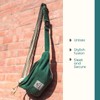 TruHemp Hemp Fanny Pack, Green – Adjustable Strap Multi-Pocket Waist