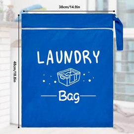 2 Pcs Large Travel Laundry Bag Waterproof Wet Dry Bag Washable Dirty Clothes Bag Bathing Suit Workout Bag for Gym Clothes Laundry Wet Clothes Swimming Yoga