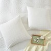 YASMENG Seersucker Duvet Cover 140 x 200 cm White Striped