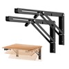 Ravinte 14 Inch Heavy Duty Folding Shelf Brackets - Collapsible