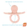 RaZbaby Soft Silicone Infant & Baby Teether, Berrybumps Textured Teething