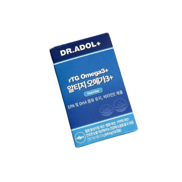 Dr. Adol RTG (rTG) Omega3+, 630mg x 60 capsules /