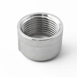 150# Threaded Round Cap (316 Stainless Steel, 3/4")