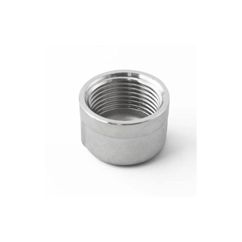 150# Threaded Round Cap (316 Stainless Steel, 3/4")
