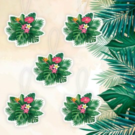 Rainforest Air Freshener Hanging Design Great For Car, Home & Office Use, PACK OF 5 Individually Wrapped Diffusers For Convenience
