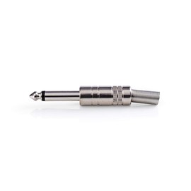 Nedis CAVC23980ME Mono Jack Plug 6.35 mm Plug Pack of 25 Metal