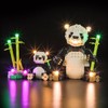 YEABRICKS LED Light for 31165 Creator 3-in-1 Wild Animals: Panda