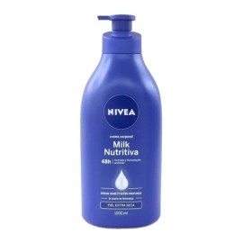 Crema Corporal Nivea Milk Nutritiva Piel Extra Seca 1lt
