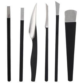 Ingrown Toe Gel Pedicure Tool Kit, 6 Pieces Ingrown Toe Gel Tool Set and Lifter Set with Storage Bag (Six Piece Set + Storage Box)