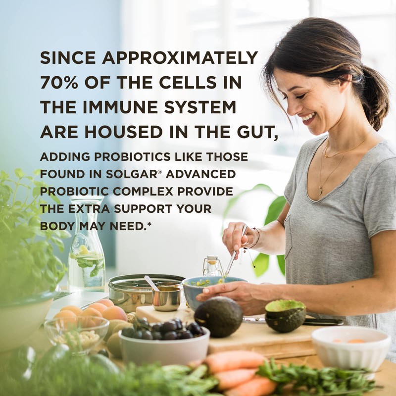 Solgar Advanced Probiotic Complex, 30 Vegetable Capsules - 80 Billion