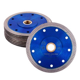 GoYonder 10pcs 4" Grinder Blades Tile Blade, Diamond Saw Blade for Cutting Porcelain Tiles Granite, 115mm Tile Cutting Blade for Angle Grinder