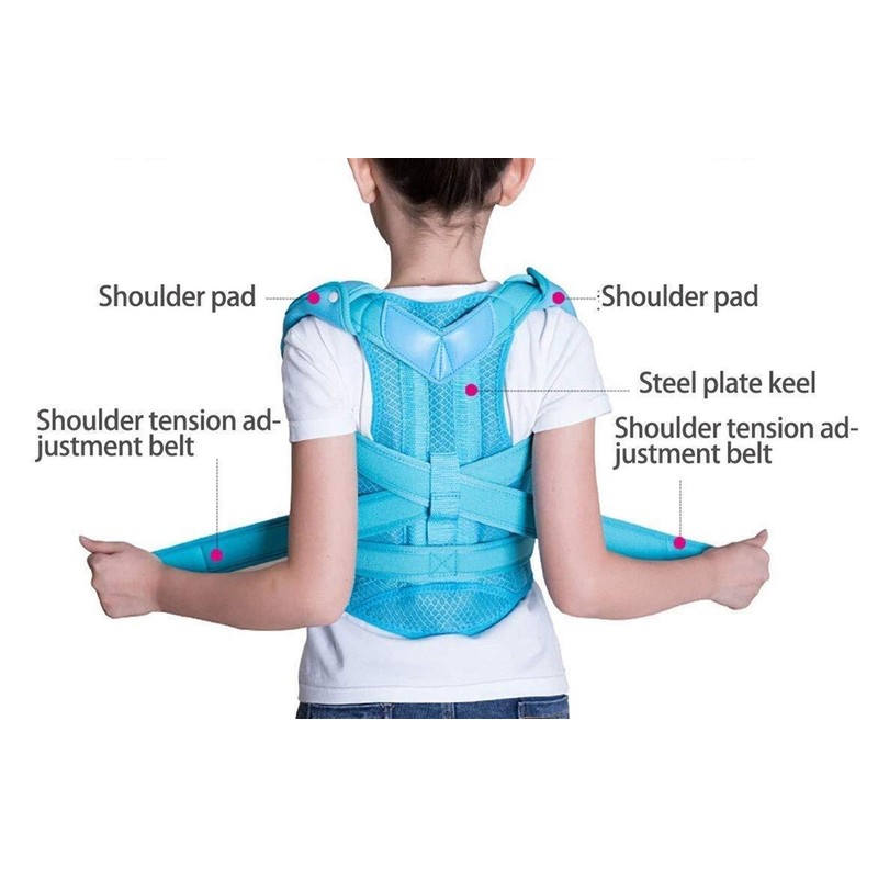 Backpack Belt with Breathable Student Clothing for Kids (Color: Pink,