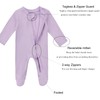 Aablexema Baby Organic Cotton Footed Pajamas Zip Up Preemie Newborn
