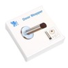 H&S 2X Door Stop Stopper Wall Mounted Mount Doorstop Heavy