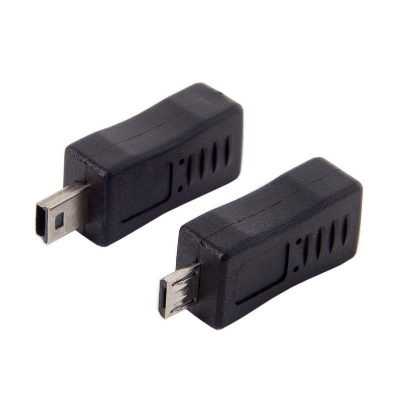 chenyang 2 Pack Mini USB Male/Female to Micro USB Male/Female