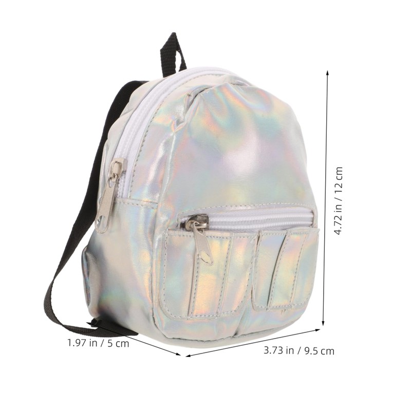 Toyvian Doll Backpack Mini Travel Backpacks for for Purse Backpack