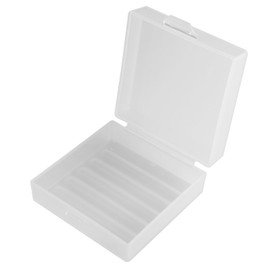 Elimeta Square Soap Dishes Holder for Shower Travel Soap Container with Lid Lightweight Waterproof Soap Box for Dr. Squatch Men's Soap Bar for Traveling Toiletry Gym Bathroom (Clear)