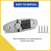 DIALESHU Quick Release Boat Bimini Top Swivel Deck Hinge 316
