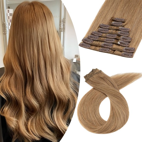 Benehair Clip in Hair Extensions Real Human Hair Clip on