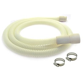 TT FLEX - Extensión de manguera de drenaje para lavaplatos, manguera de descarga de 6 pies, corrugada y flexible de repuesto para lavaplatos con abrazadera