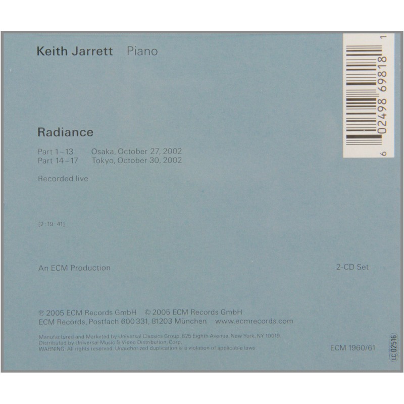 ECM RECORDS Radiance