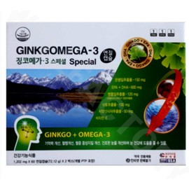 Ginkgo Omega 3 4 month supply / 징코오메가3 4개월분