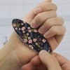 Tilda Floral Pattern Double-Sided Oval Nail File Emery Board Set