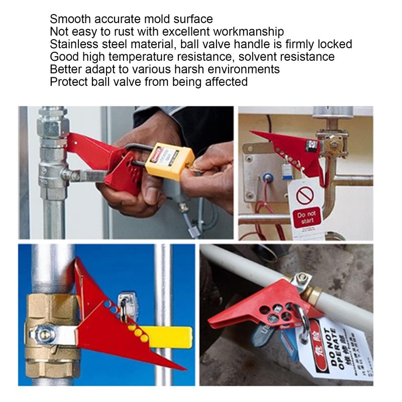 Telituny Ball Valve Lock, Safety Lock Valve, Ball Valve Locking
