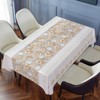 Waterproof Tablecloth, Wipe Clean Tablecloths Square Vinyl PVC Dining Room