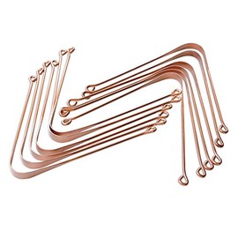 Pure Copper Tongue Cleaner Set of 12 by HealthGoodsInâ„¢