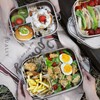 Newaner Stainless Steel Lunch Box, 800 ml Leak-proof Lunch Box