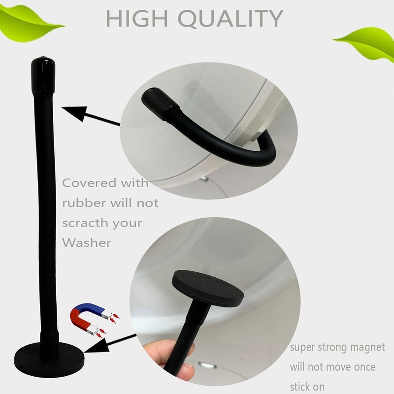 AUXPhome Universal Front Load Washer Door Holder, Magnetic Front Load