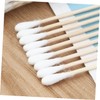 Mikinona 4packs Cleaning Cotton Swabs for Pet Care Single Head