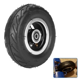 6X2 Inflation Tire Wheel Use 6" Tire Alloy Hub 160mm Pneumatic Tyre Scooter F0 Pneumatic Wheel Trolley Cart Air Wheel M8