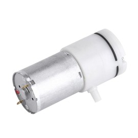 Jadeshay Bomba De Vacío De 12v DC, Bomba De Aire Miniatura con 2 Abrazaderas De Manguera, Bomba De Pulverización De Autoabsorción De Diafragma De 12v para Equipos Médicos, Etc.