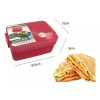 24x7 Box Lunch Niveles Topper C/compartimentos Lonchera Cuchara