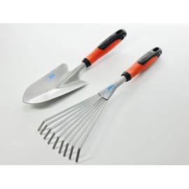 Como Duo 05 Garden Tool Set, Shovel and Fan Rake