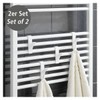 Wenko 4468160100 Hook for Towel Heaters Plastic Set of 2