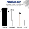 128 Hz Tuning Fork for Healing Chakra, Weighted Aluminum Alloy