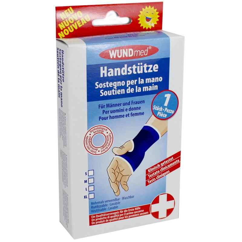 Handstütze von Wundmed 1 Stück in Gr. small Farbe: blau